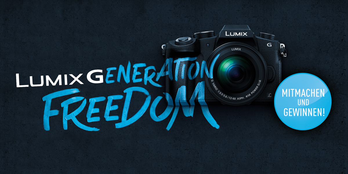Panasonic LUMIX Gewinnspiel Generation Freedom